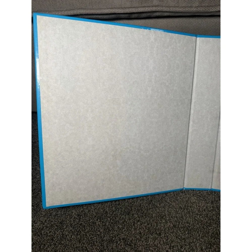 Vintage 1990s Disney Mickey Mouse School 3 Ring Hard Binder Photo Album 10.5x12